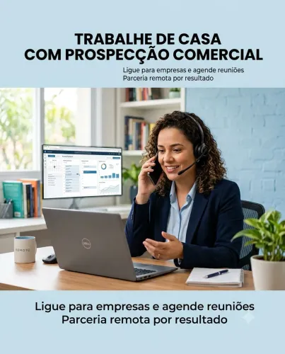 Parceiro Comercial Remoto ? Prospecção B2B