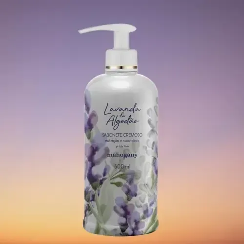 Sabonete líquido Mahogany -  Lavanda & Algodão?
