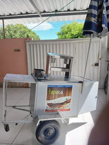 Carrinho de vender tapioca 