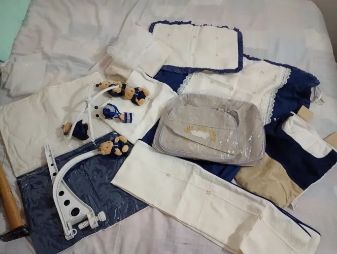 Kit berço bordado COMPLETO