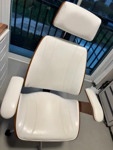 Cadeira Presidente Executiva Branca - Cadeira de Escritório