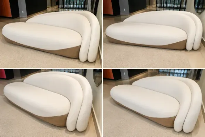 Sofá Exclusivo de Design 2,80m - Ideal para Recepção ou Sala de Estar