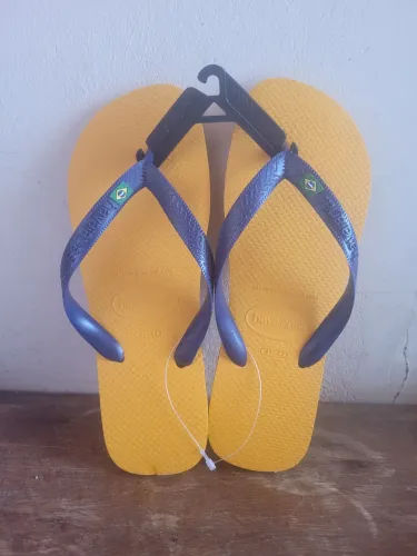 havaianas Brasil (Amarela/Azul)