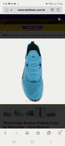 Tênis Under Armor Tribase (pouco uso estado de novo)