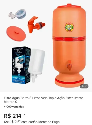 Filtro de barro
