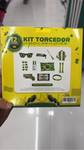 Kit torcedor Brasil - Entrega Rápida!!!