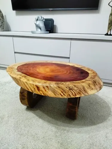Mesa de centro madeira maciça 