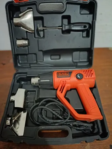 Soprador térmico black Decker novo