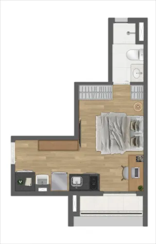 Apartamento à venda no Condomínio Joá Pinheiros em Pinheiros em São Paulo - SP