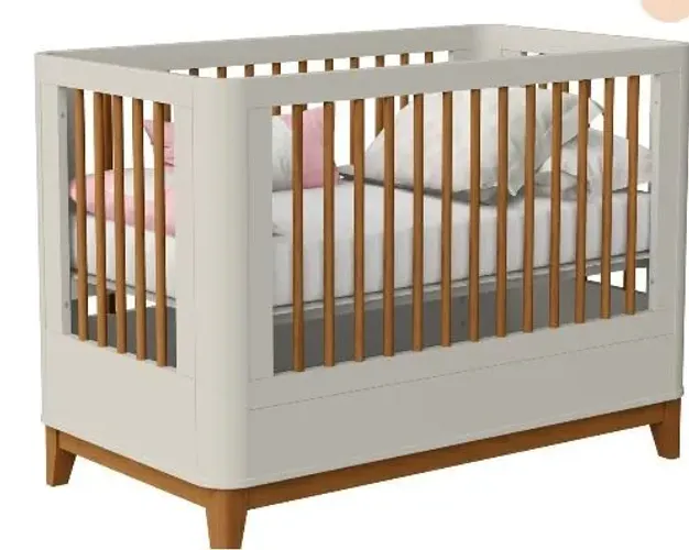 Berço Reller Boom Slim 2 em 1 + Colchão 130x70 Impecável Usado apenas 3x durante o dia
