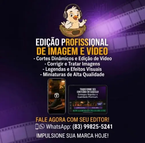 Edição geral para marcas e pessoas físicas