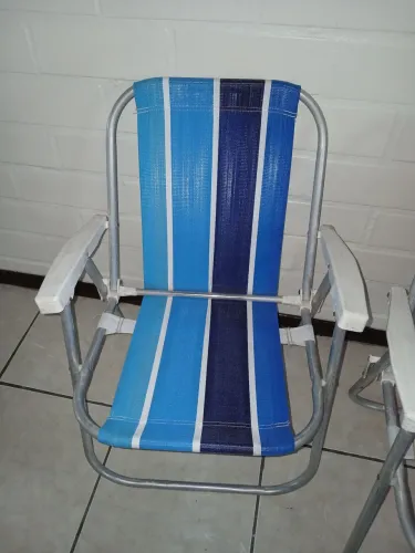 Cadeira de praia azul