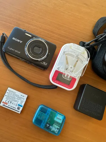 Sony Cyber-shot DSC-WX50 16.2MP + Bateria + Carregadores + Bolsa