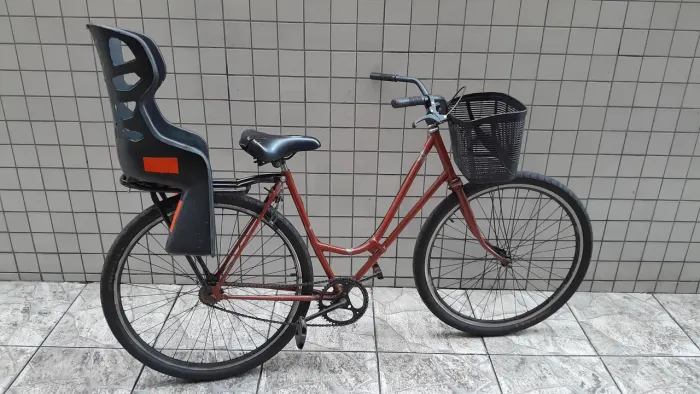 Bicicleta Monark Ipanema com Cesta e cadeira para Criança 