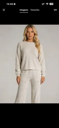 Conjunto bege tam único