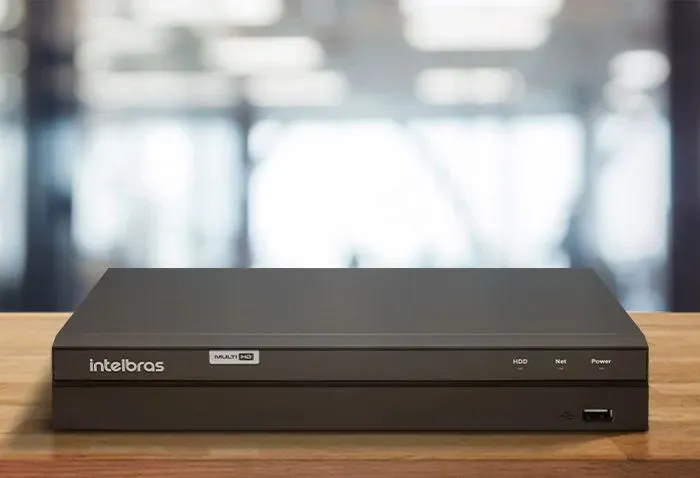 Dvr intelbras 8 canais  c/ hd 1 tera