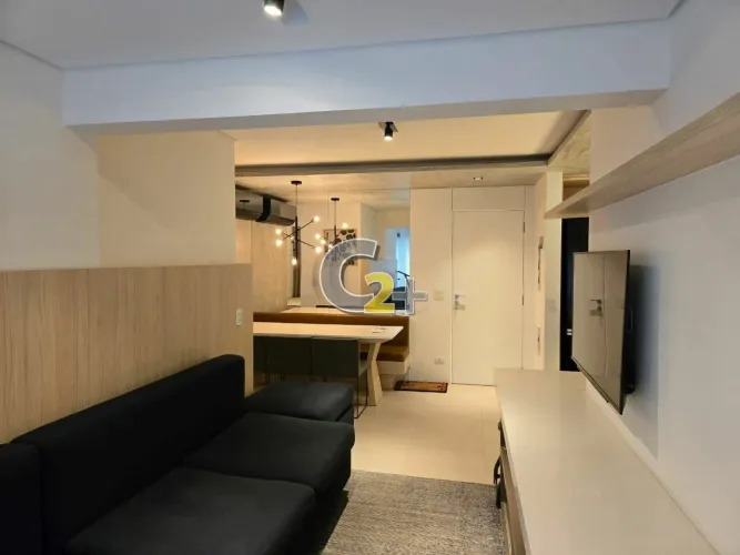 Apartamento mobiliado à venda na Vila Suzana, 2 quartos com 2 vagas de garagem.