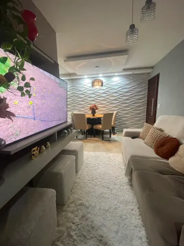 Apartamento mobiliado com varanda