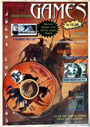 cd de jogo games para pc celular ano 1 vol 11 completos o25