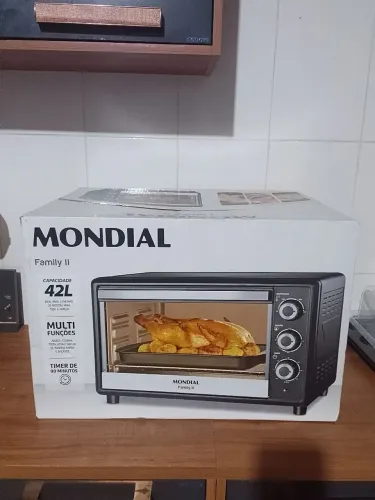 Forno elétrico na caixa 