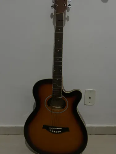 Violão Condor Aço Sunburst com Cutaway + Capa de Transporte (Zero/Sem Detalhes)