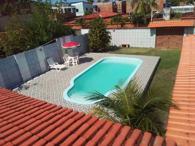 Casa 04/04, piscina, ao lado da praia de Barra do Pote, Ilha de Vera Cruz