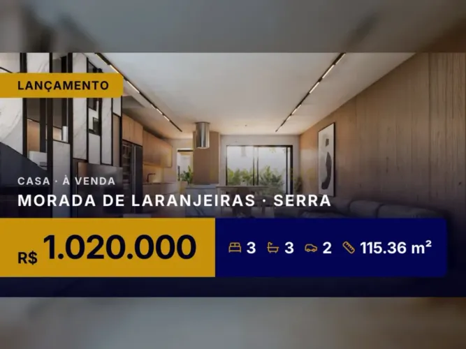 Seu Novo Lar em Morada de Laranjeiras Casa com 3 Suítes e 2 Vagas!