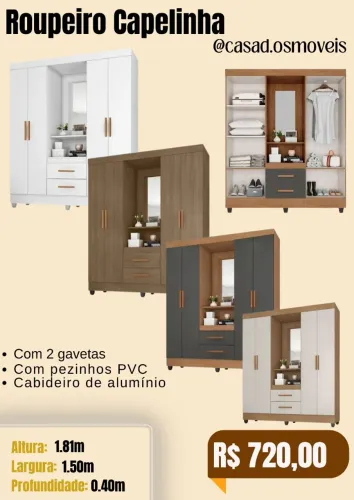Guarda roupa Capelinha
