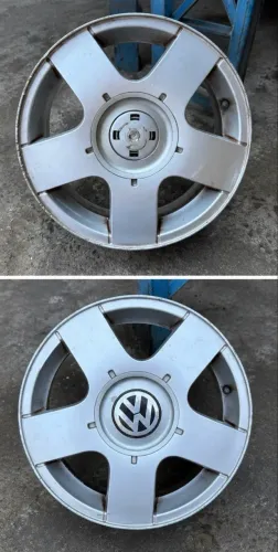 Kit 2 Rodas Liga Leve Aro 15 VW