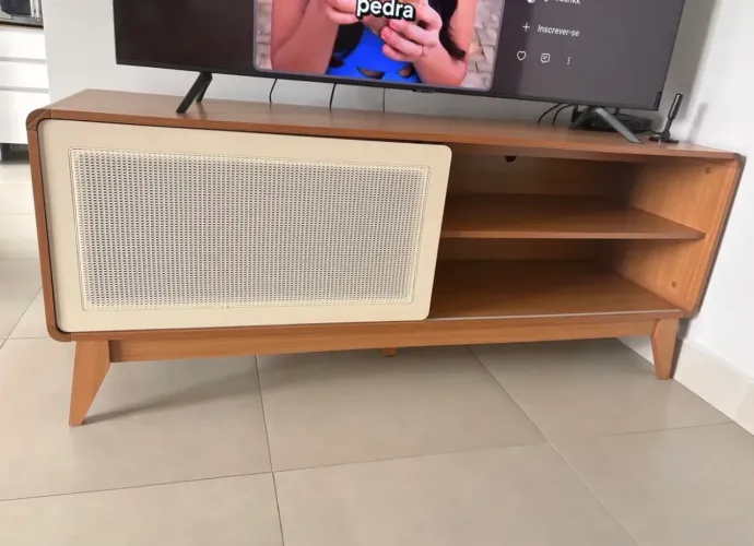Rack tv curvo 1.60m novo Entrego