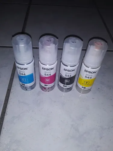 garrafinhas originais epson (vazias) - para impressora com cartuchos e bulk ink - original