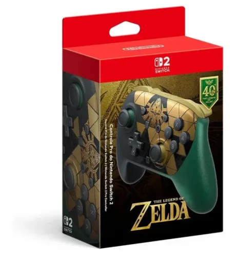 Nintendo Switch 2 Pro Controller - The Legend of Zelda - 40th Anniversary Edition