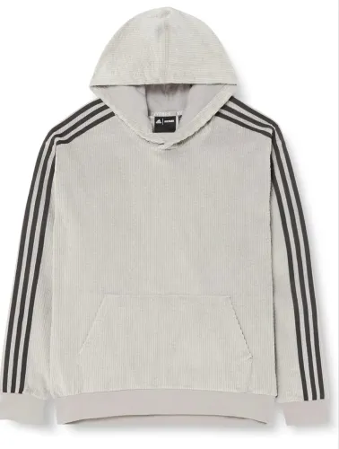 casaco adidas x ivy park veludo cotelê cinza oversized tam. p