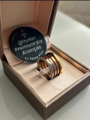 Anel bzero1 bvlgari 3 cores a unidade