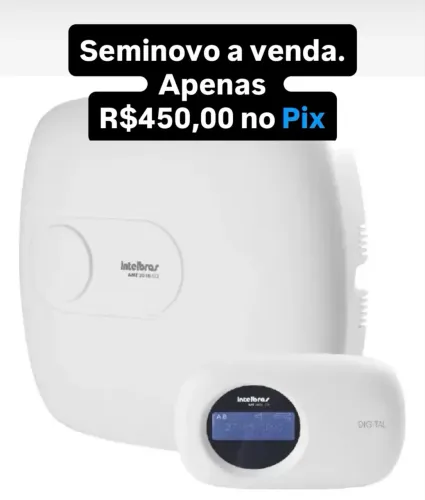 Central Alarme Intelbras Amt2018e Com teclado e Bateria. (Usado)