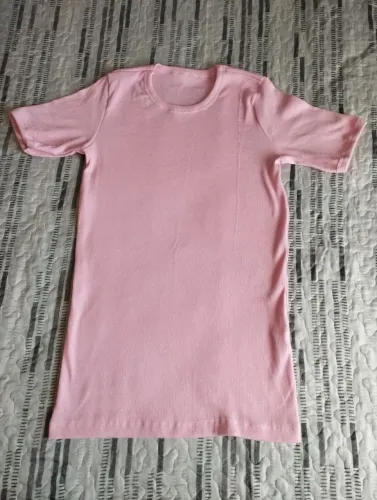 CAMISA CANELADA ROSA MASCULINA TAMANHO M NOVA SEM USO !!