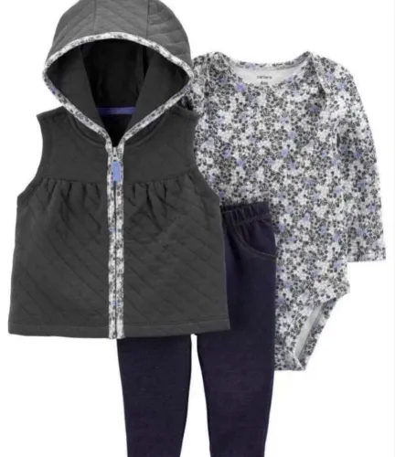 Conjunto/ trio carter?s 9 meses menina inverno