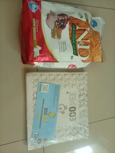 Ração e Jornal Educador Biodegradável para cães