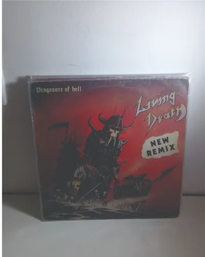 LP Living Death - Vengeance of Hell | Enigma 1987 - Metal Cult Raro