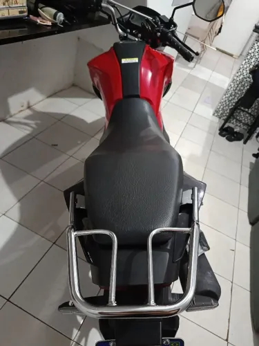 Bagageiro cromado da linha cg 160 (2025/26) zero 