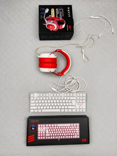 KIT GAMER - HEADSET HAVIT + TECLADO REDRAGON