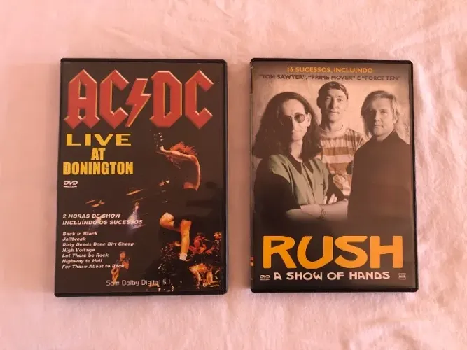 Rush (a Show Of Hands) + Ac / Dc (live) - Combo 2 Dvds