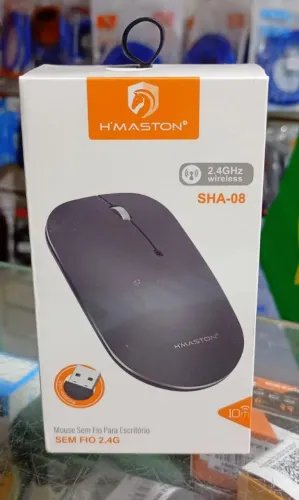 Mouse Sem Fio 2.4GHz para Escritório Slim - Novo