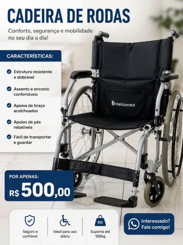Vendo cadeira de rodas 