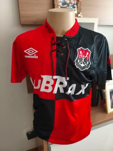 CAMISA FLAMENGO RETRÔ VERSÃO JOGADOR TAMANHOS M e G