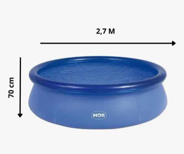 Vendo piscina de 3.400 litros seminova