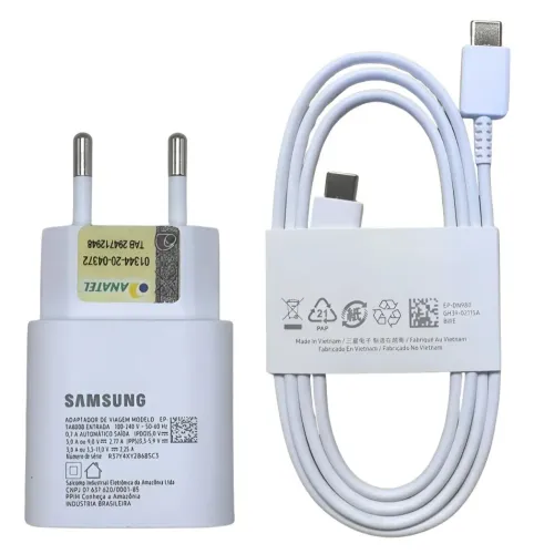 Carregador Samsung Tipo C Original