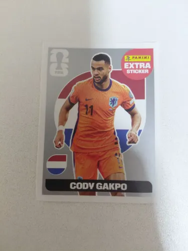Figurinha do Gakpo Prata Copa do Mundo 2026