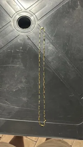 Corrente ouro 18k tijolinho 9,5g