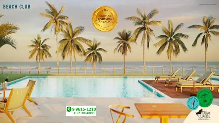 PRAIA DOS CARNEIROS - Térreo 55 m2 com 1 quarto no melhor resort de Carneiros